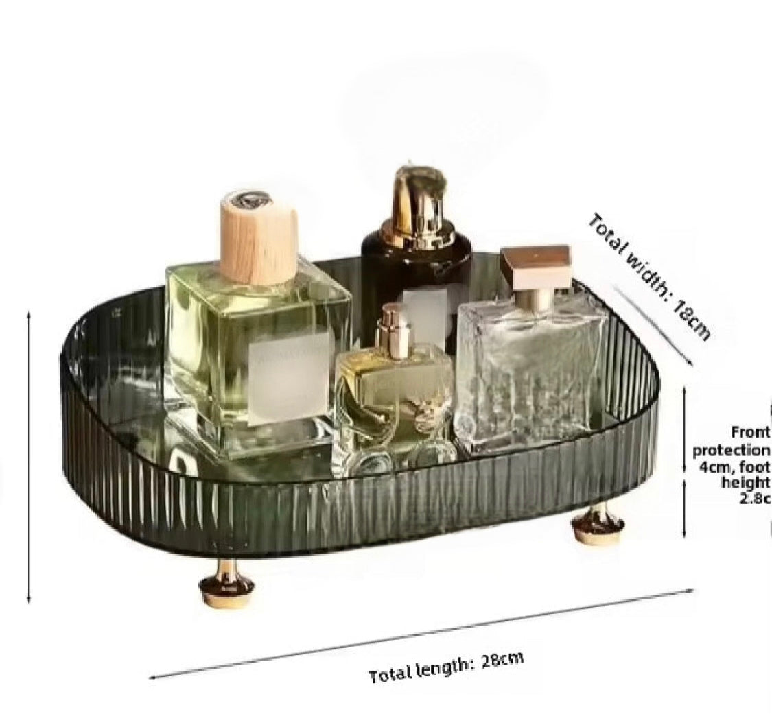 Large Capacity Acrylic Makeup Vanity Tray