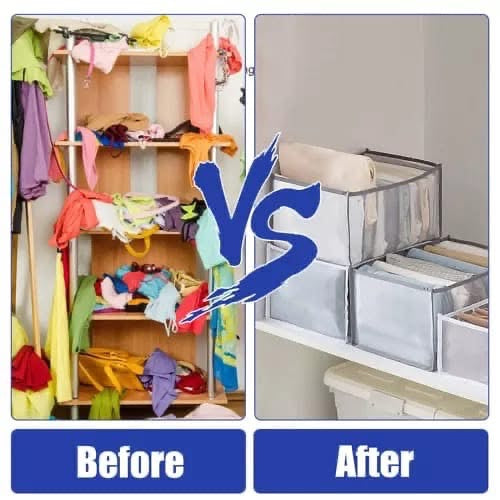 7 Grids Clothes Organizer (Best Quality)