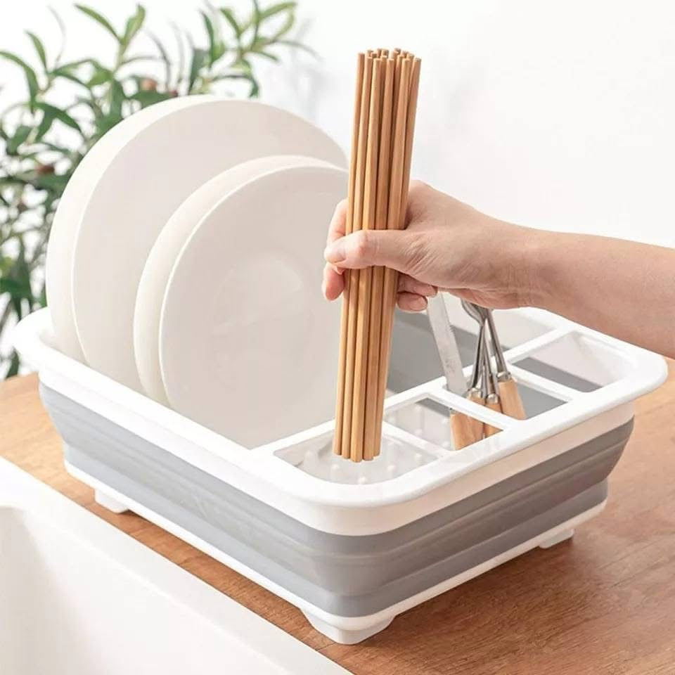 Foldable Dish Drainer Basket