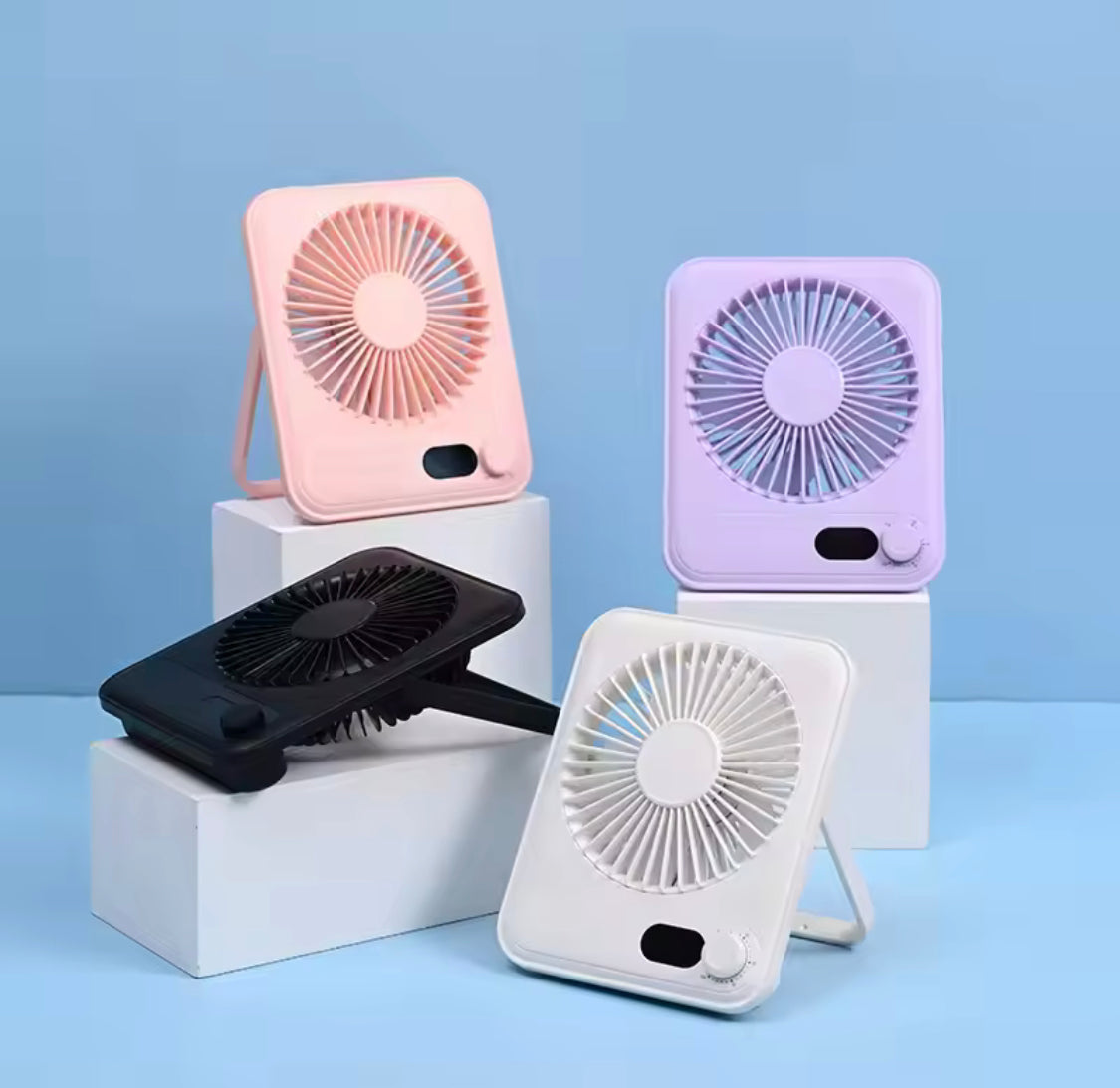 Mini Rechargeable Fan with Stand