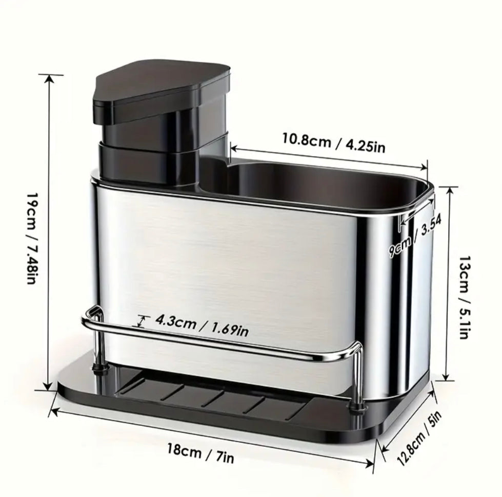 2 in 1 Soap Pump and Sink rack
