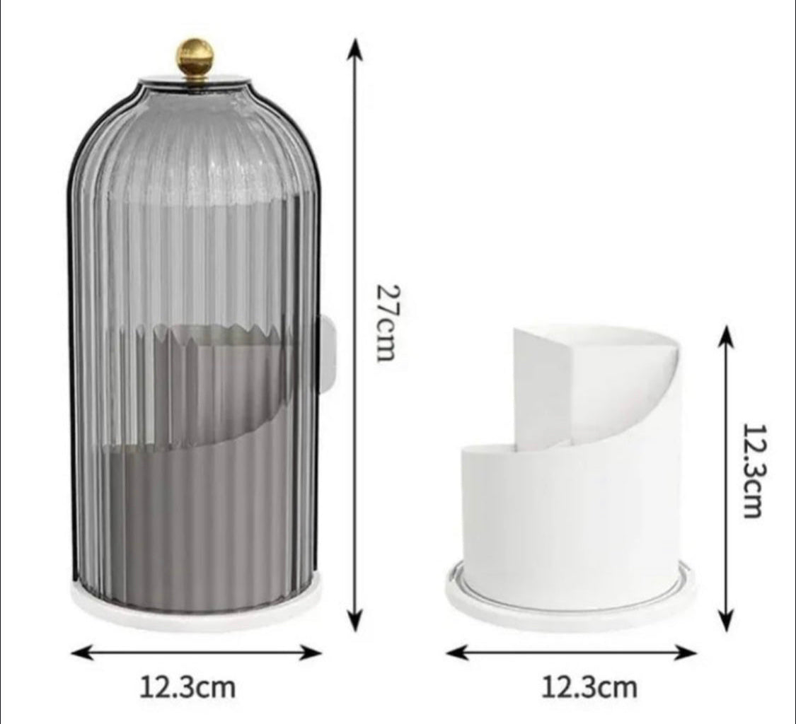 Dustproof Rotating Brush Holder Organizer