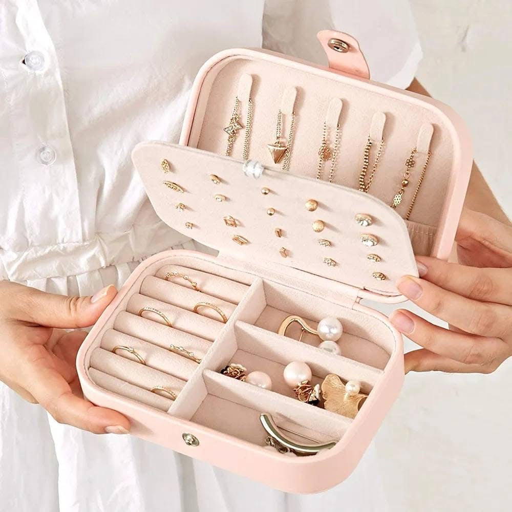 Medium Size Leather Jewellery Box