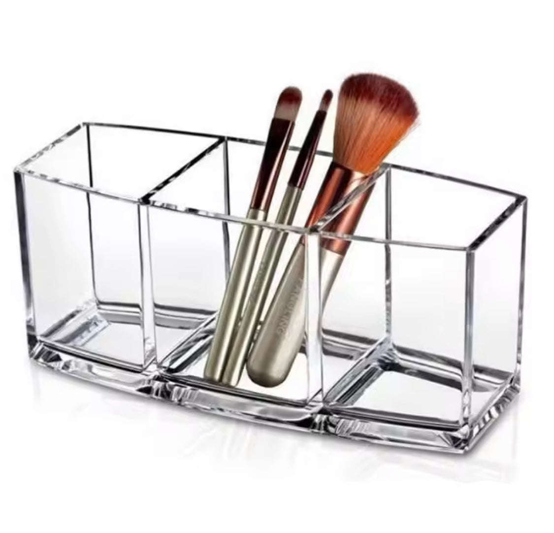 3 Grids Acrylic Brush Holder