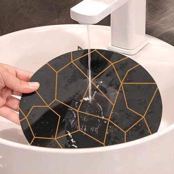 2 Layer Marble Cage Makeup Organizer