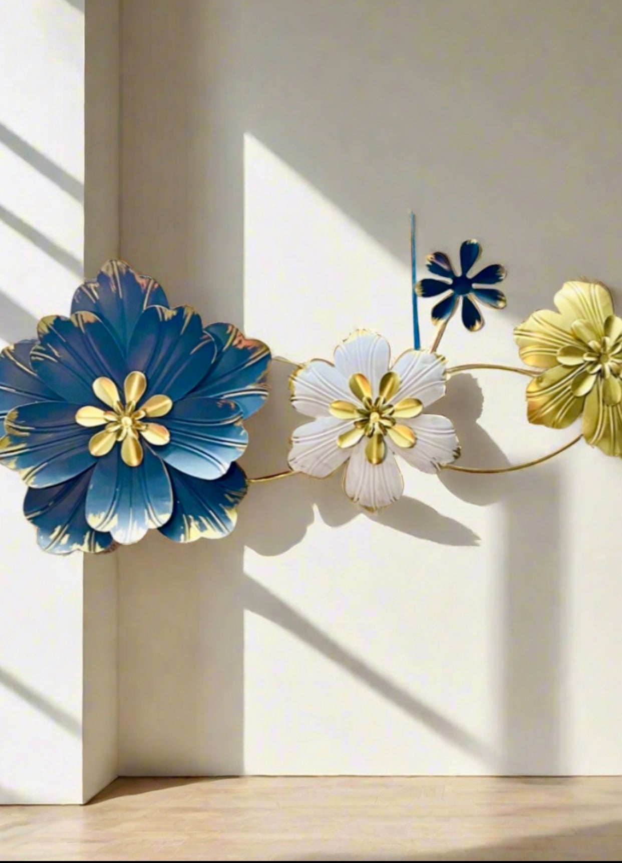 Flower Metal Motif for Home Decor