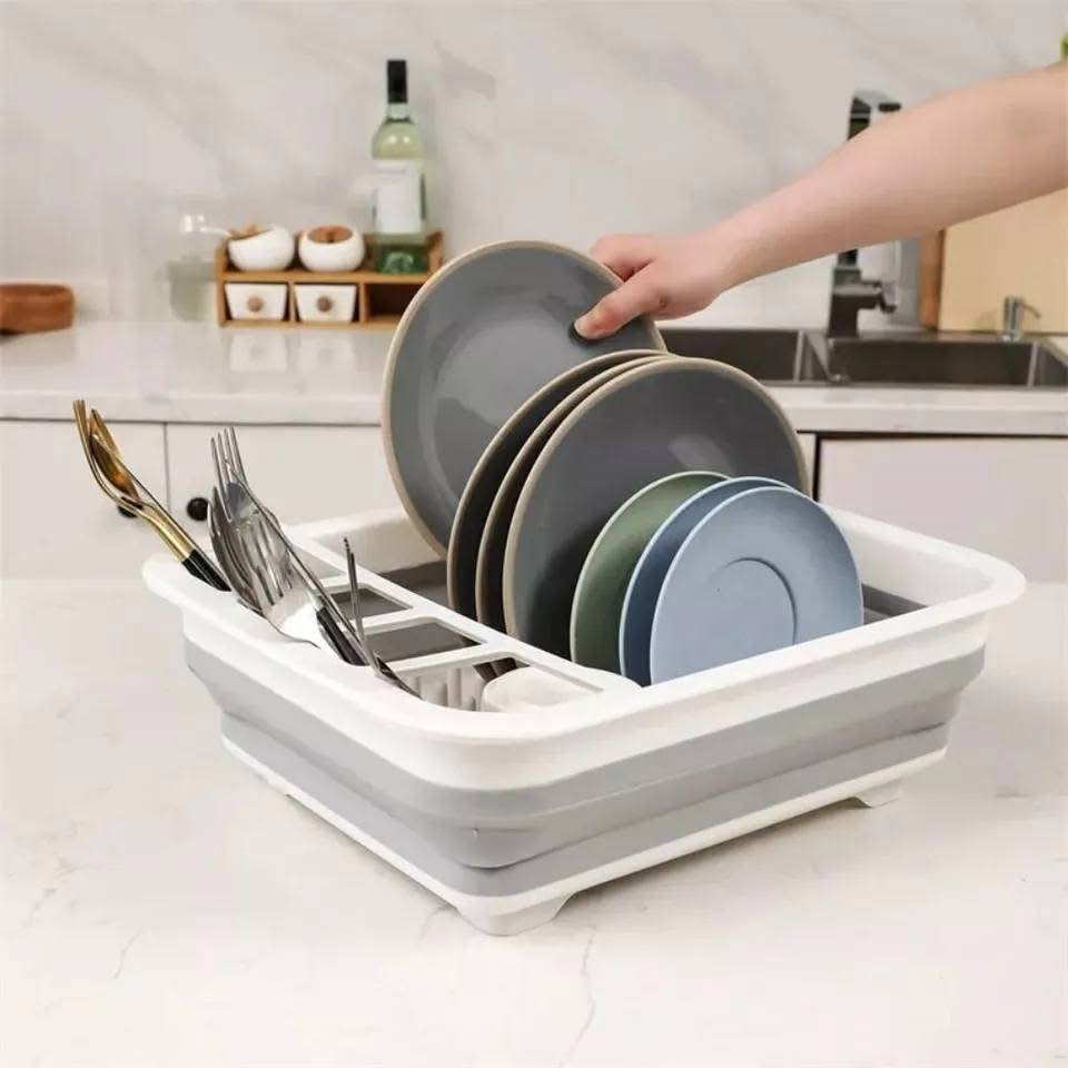 Foldable Dish Drainer Basket