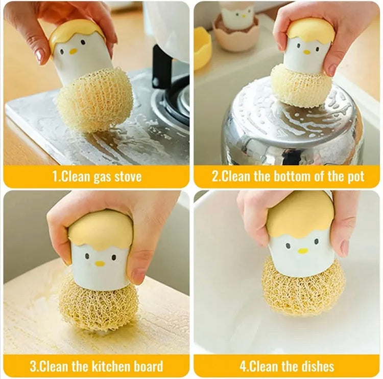 Cute Kitchen Dish Washing Sponge