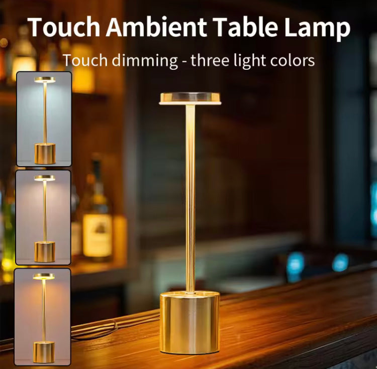 Led Light Metal Touch Lamp (3 Colours)