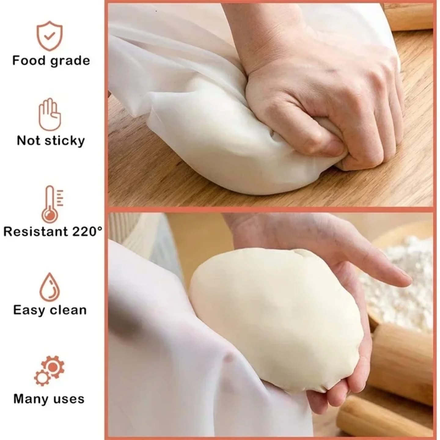Silicone Dough Kneading Bag