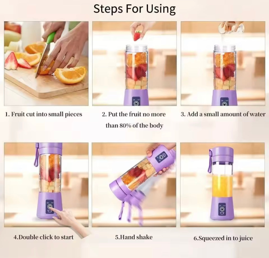 380ml Portable Rechargeable Juicer