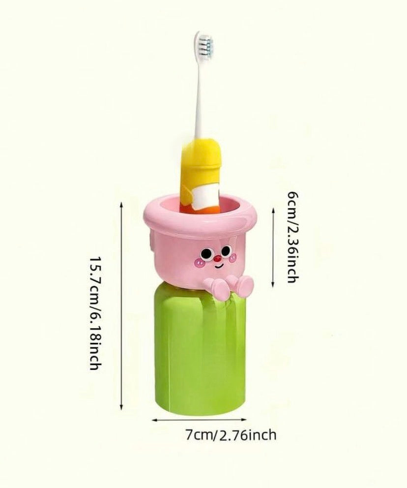 Wall-Mounted Toothbrush Storage Holder