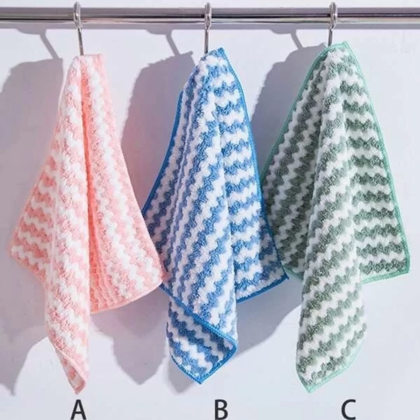 Pack of 3 Absorbent Kitchen Cleaning Towel