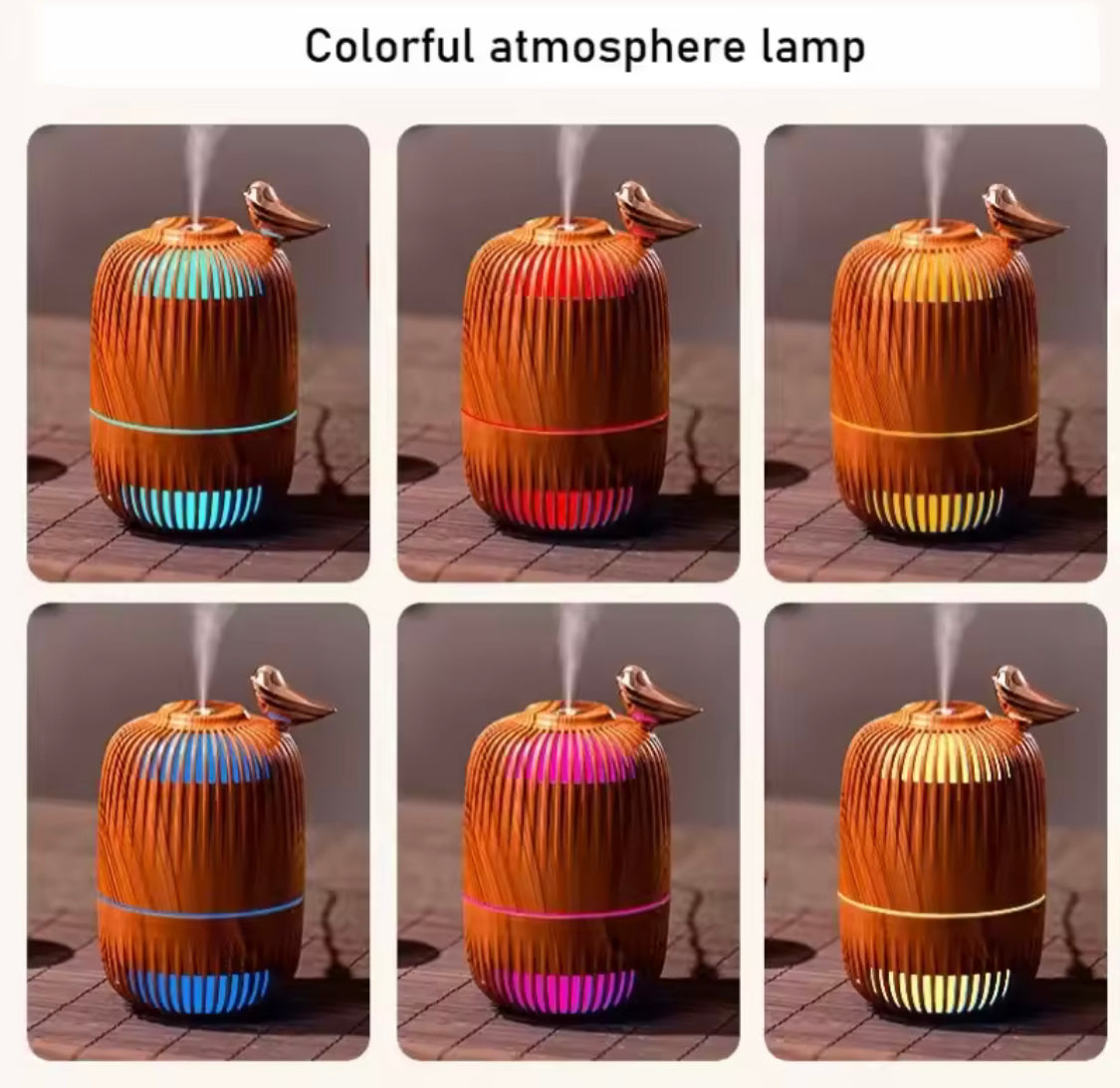 280ml Colourful Lights Humidifier Diffuser