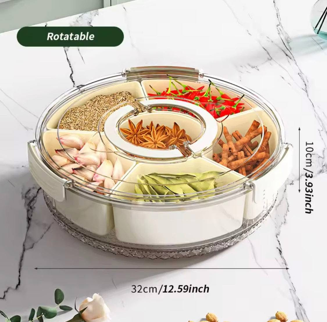 3 Layer Rotation Food Storage Box