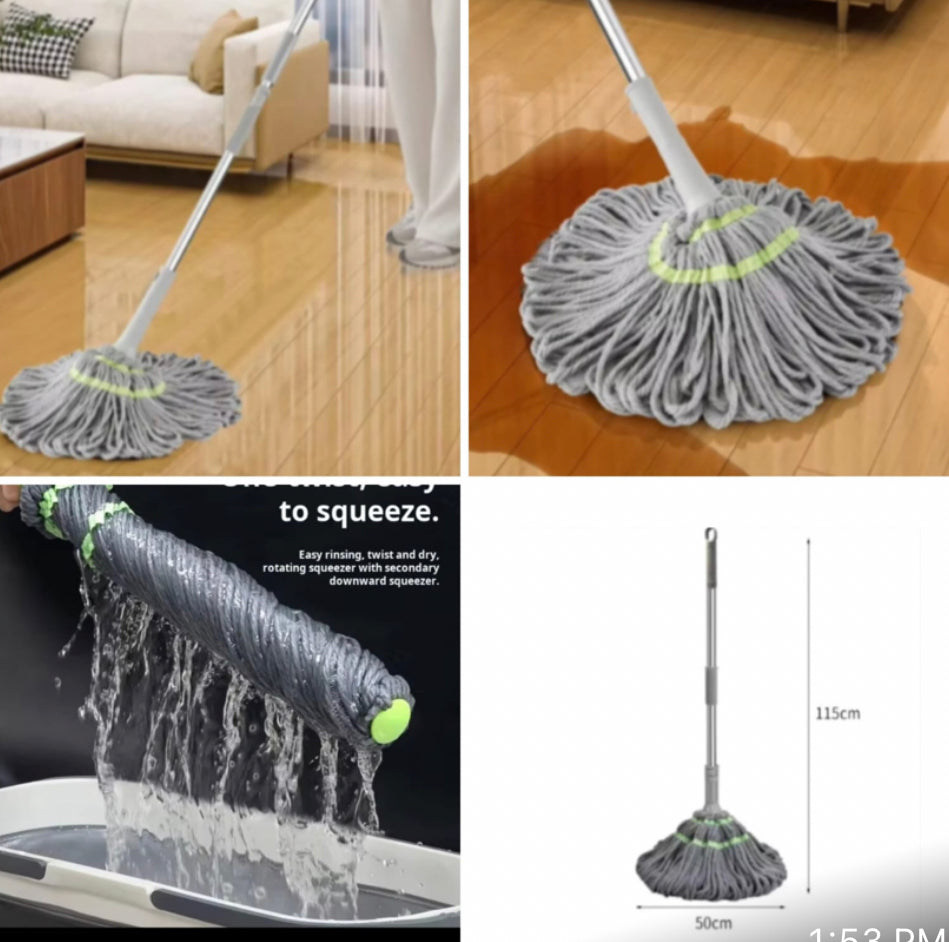 Easy Squeeze Adjustable Cleaning Mop