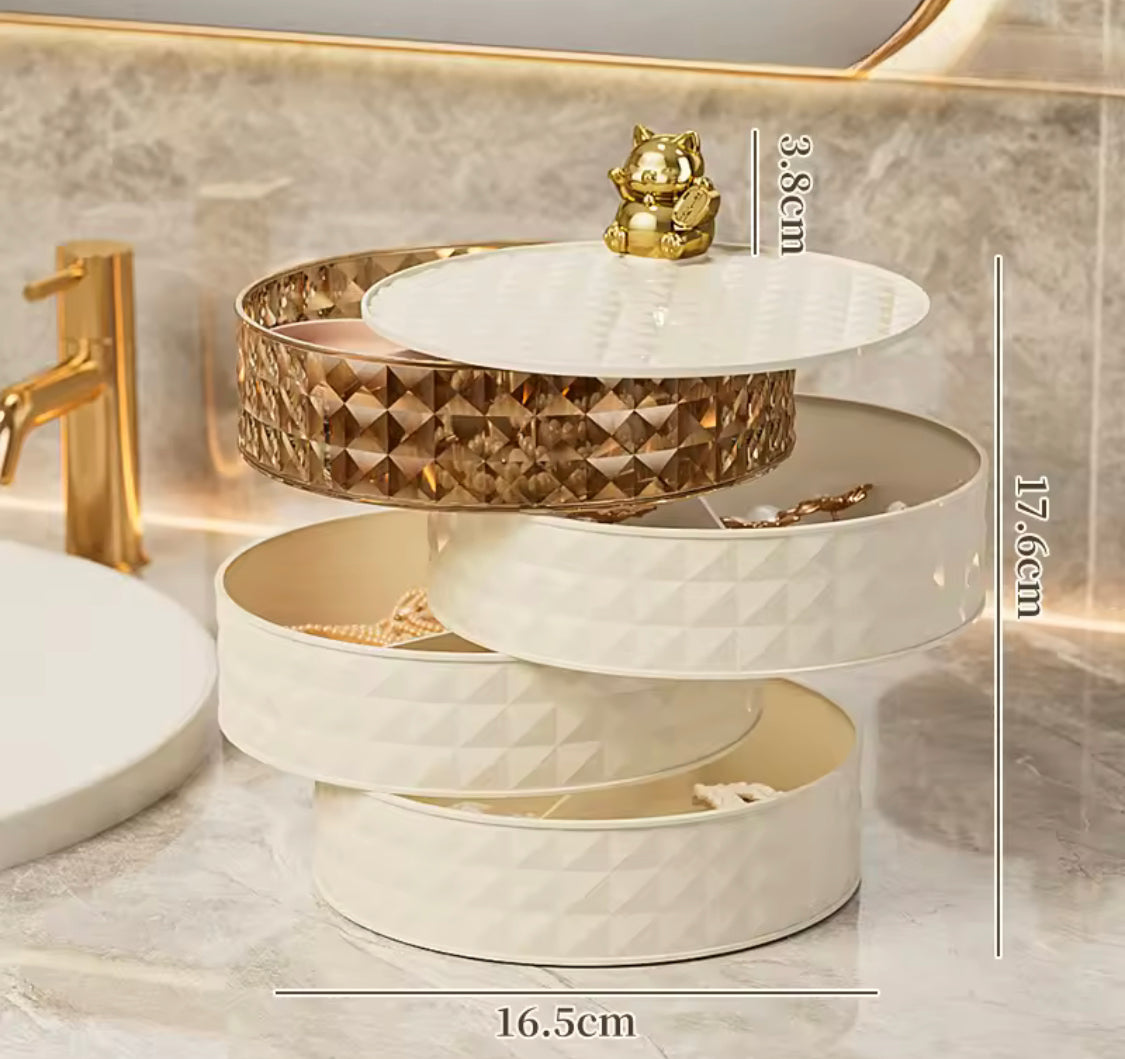 4 Layer Rotation Jewellery Box