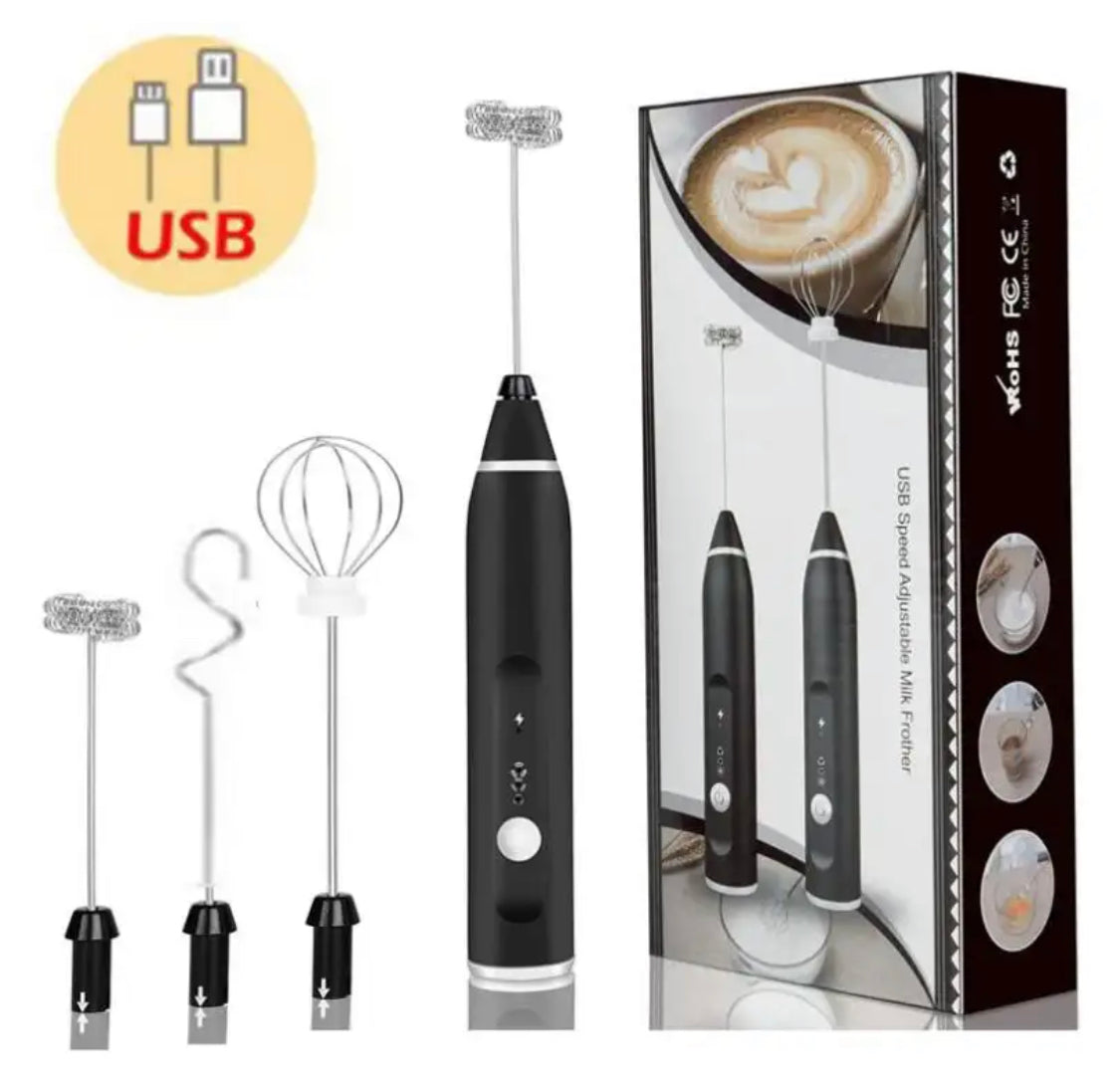 Automatic 2 in 1 Rechargeable Coffee Beater