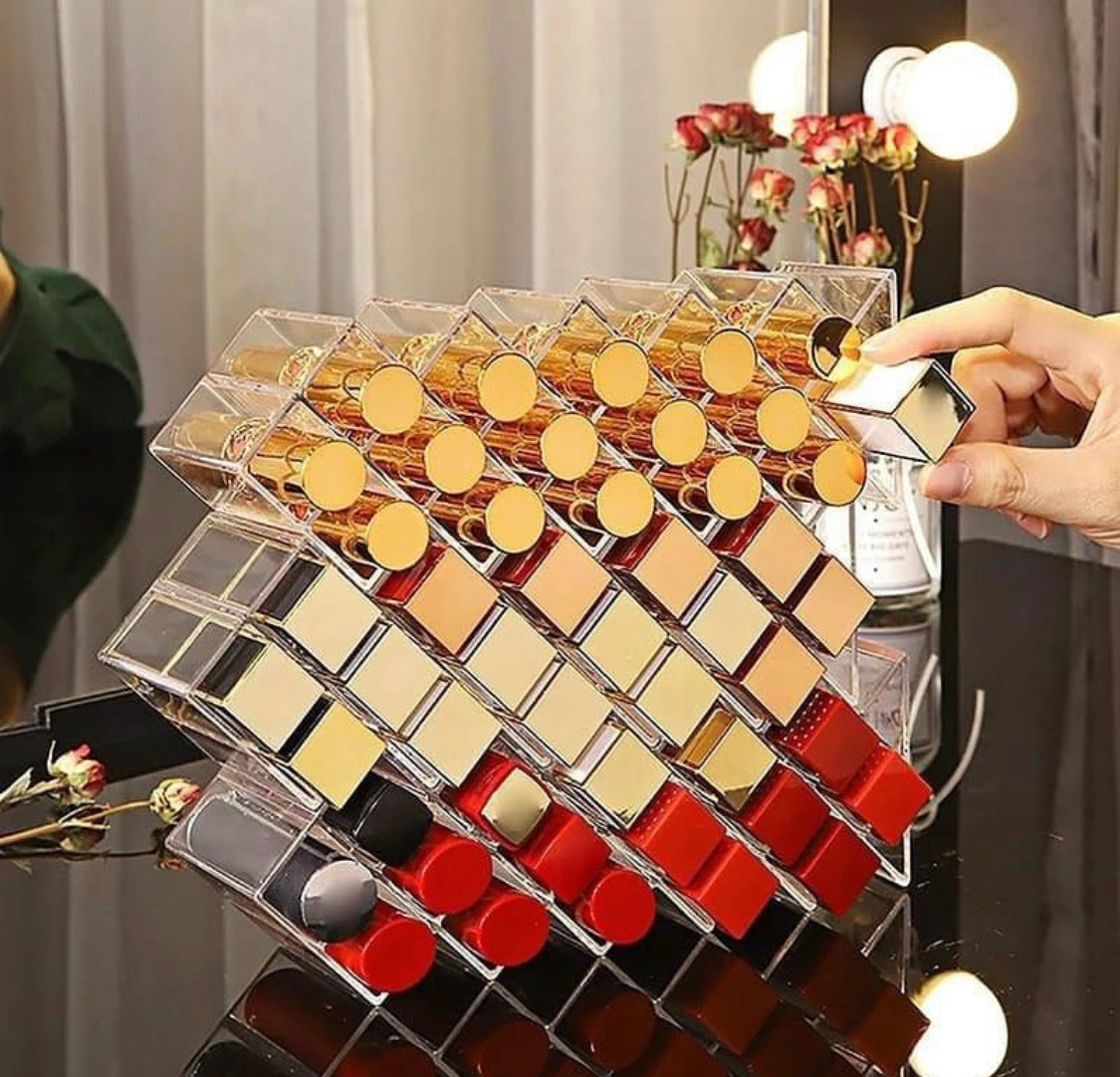 16 Grids Acrylic Lipistick Cosmetic Makeup Organizer.