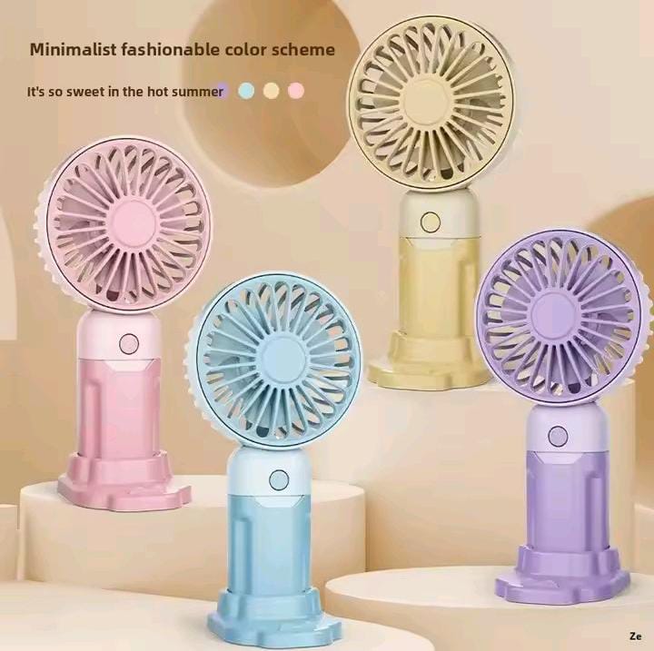 Portable Hand Fan with Stand