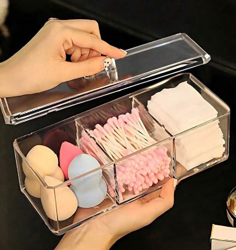 Acrylic Makeup Storage Organizer Box