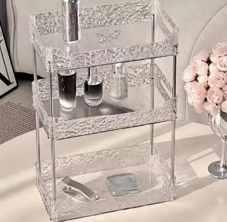 Acrylic 3 Layer Makeup Organizer