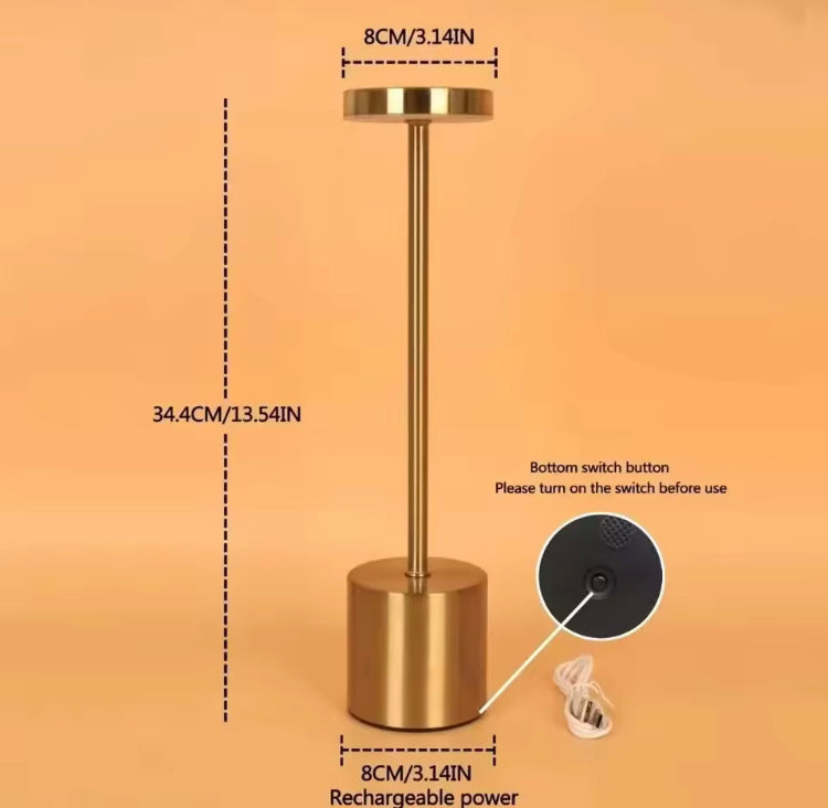 Led Light Metal Touch Lamp (3 Colours)