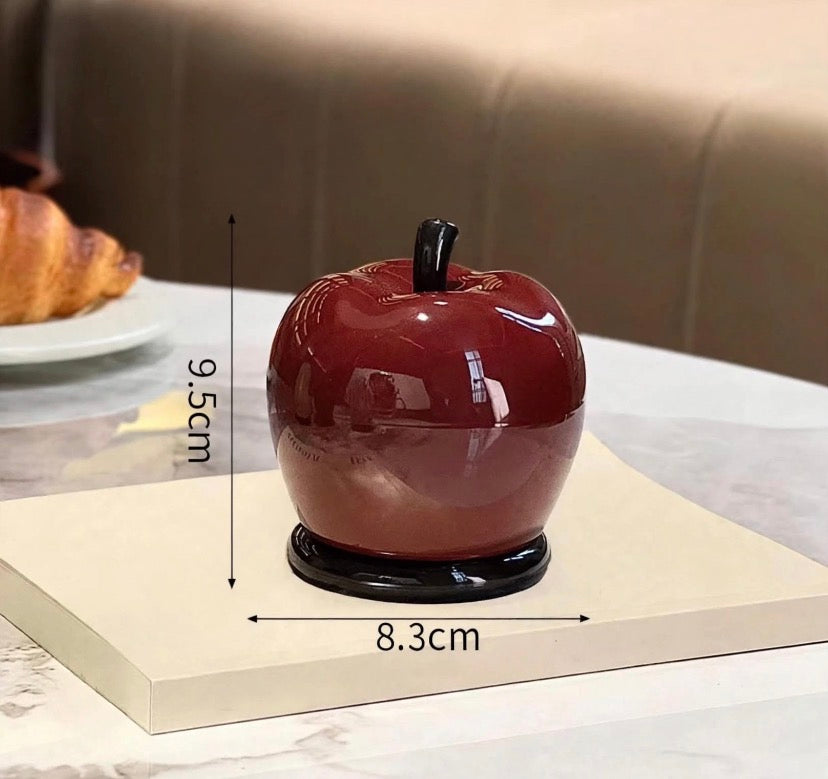 Apple Shaped Toothpick Cotton Holder Organizer