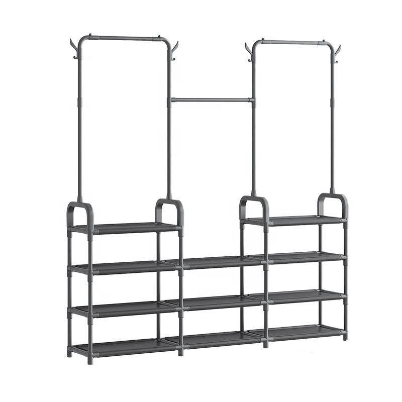 Shoe rack and Clothes Hanging Rack