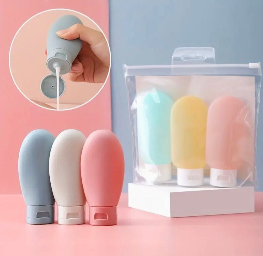 3 Pcs Travel Bottles Set