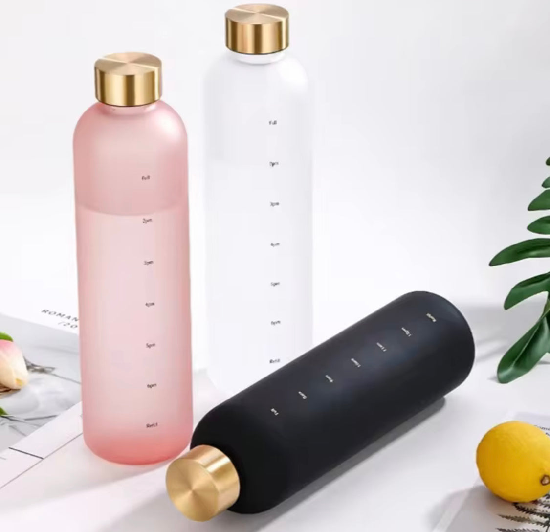 1 Liter Motivational Water Bottle