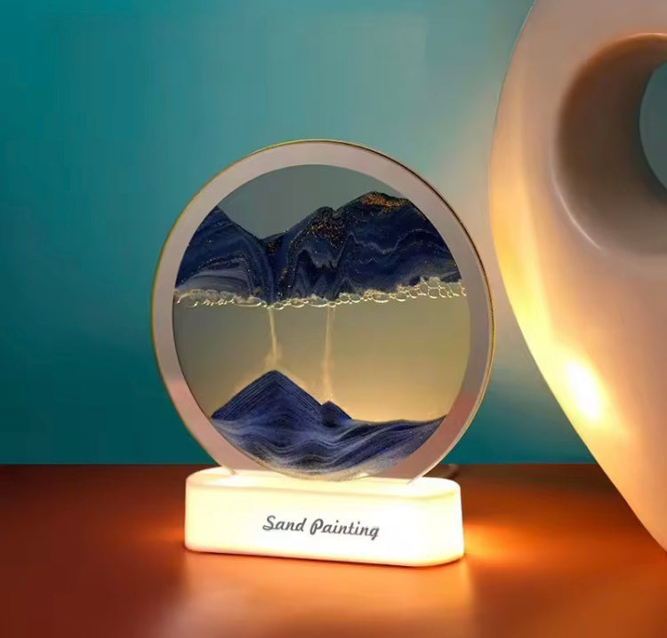 3D Led Light Sand Timer For Home Decoration