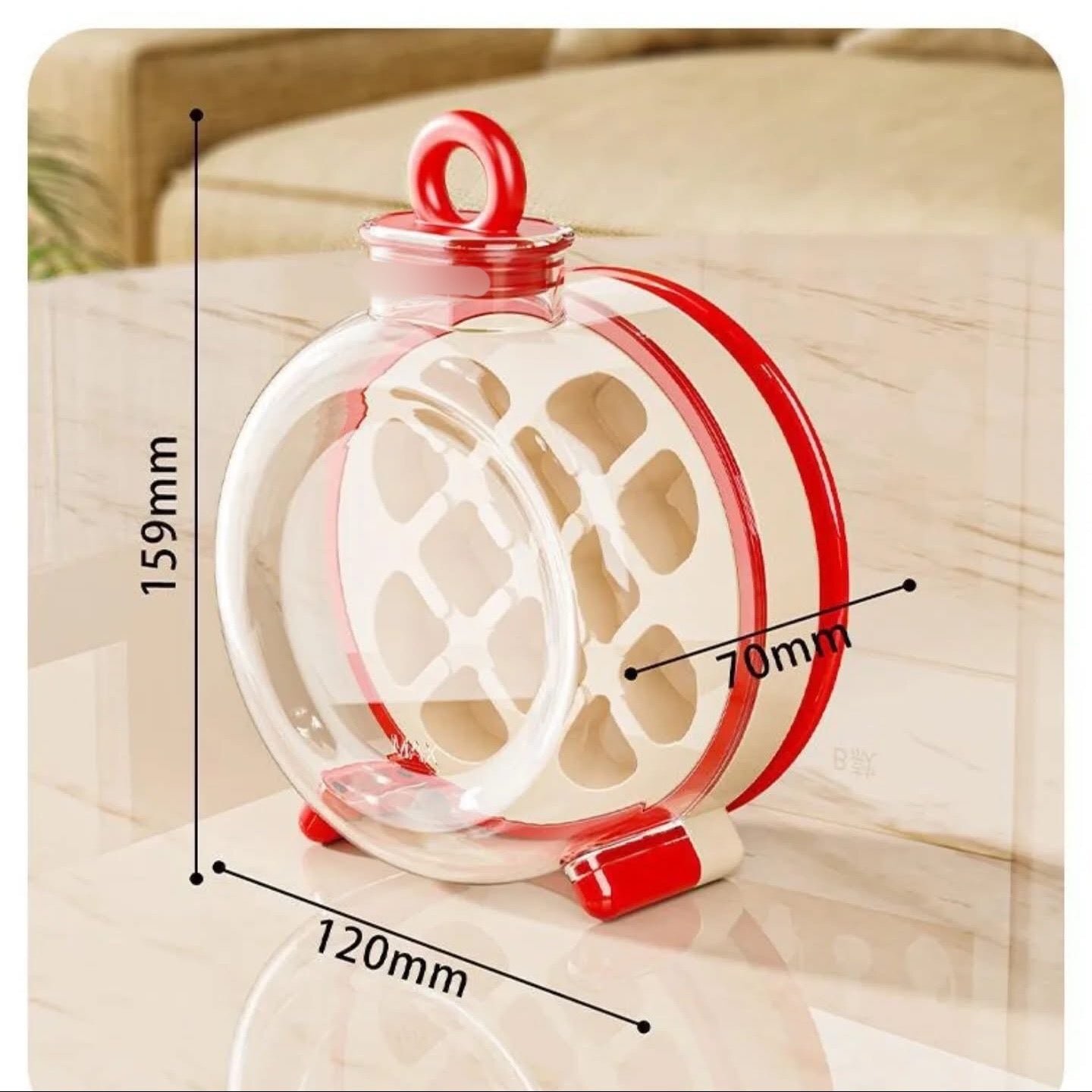 Round Ice Cube Mould with Bottle