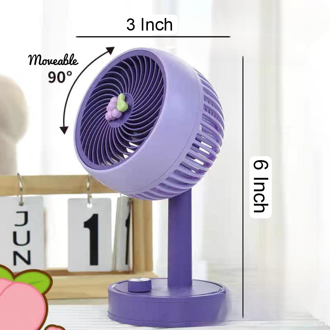 Rechargeable Table Stand Fan