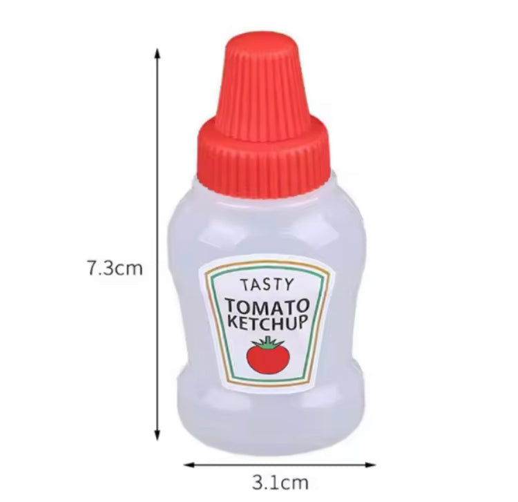 Mini Ketchup Sauce Bottles