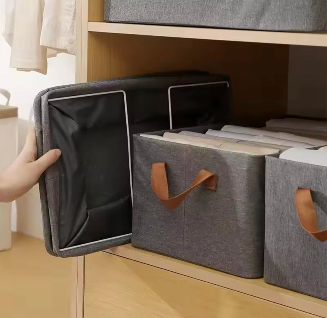 1 Pc Foldable Clothes Storage Box