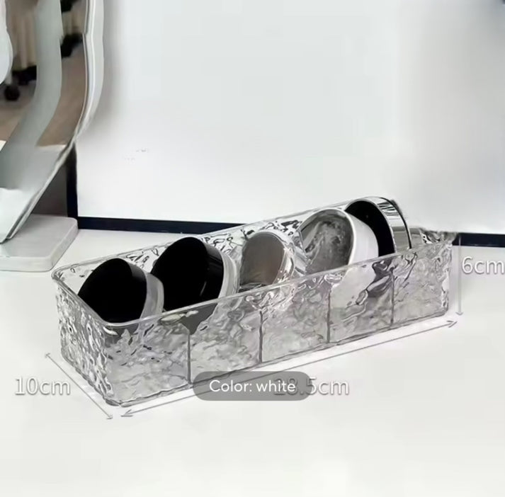 5 Compartments Acrylic Storage Organizer