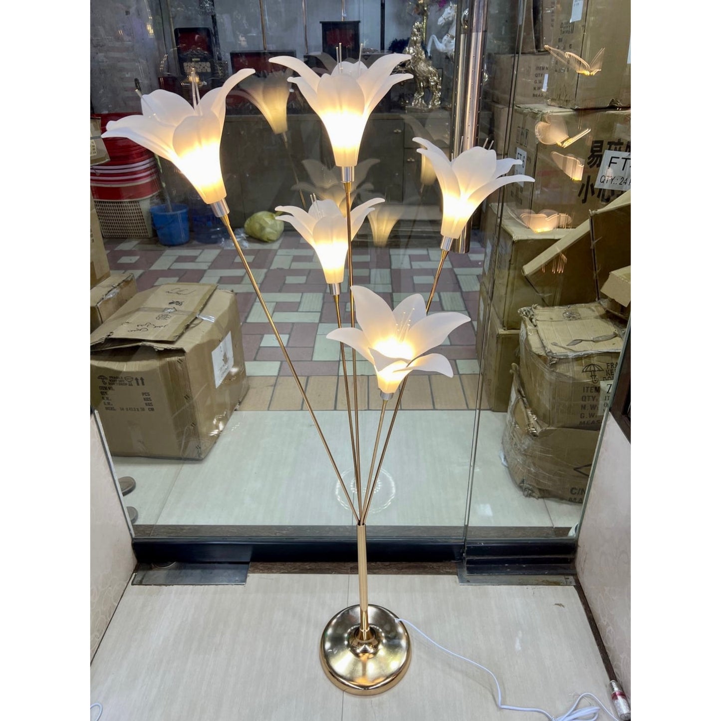 5ft Led Tulip Design Floor Lamp