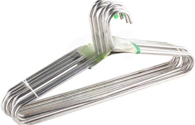 10 Pcs Steel Hangers (Best Quality)