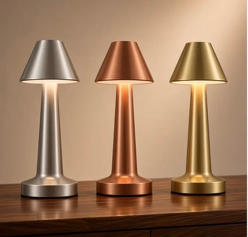 Rechargeable 3 Modes Metal Touch Lamp