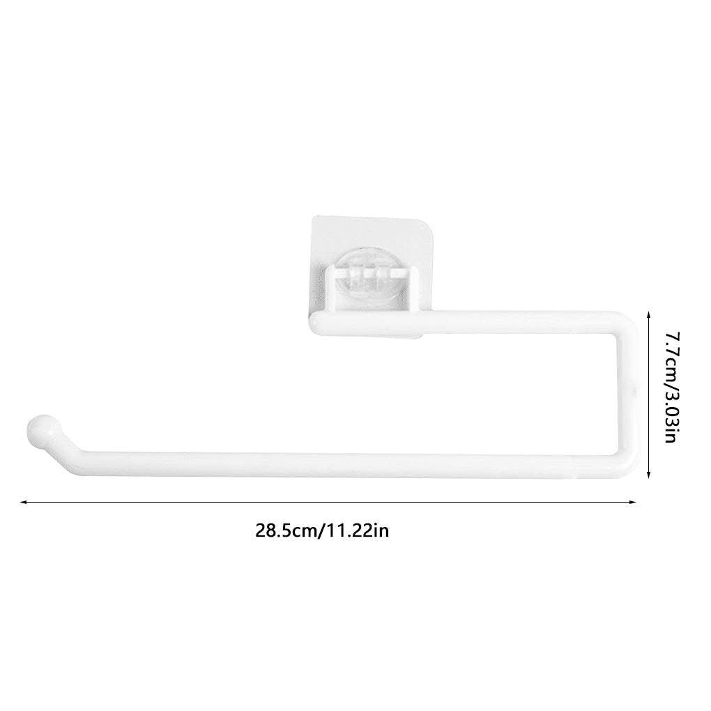 Wall-Adhesive Tissue Roll Holder