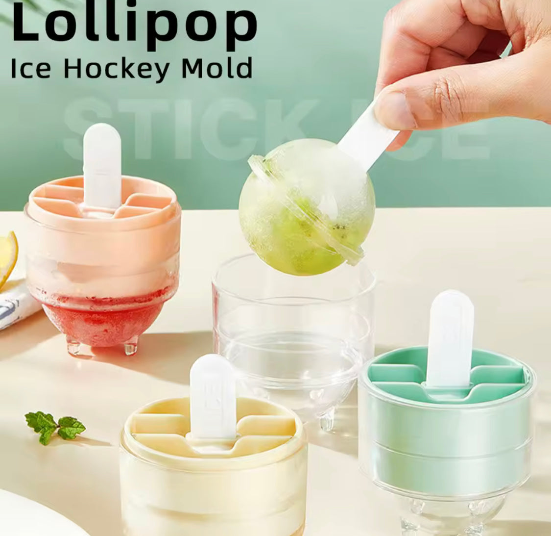 Pack of 4 Ice lolly Mould