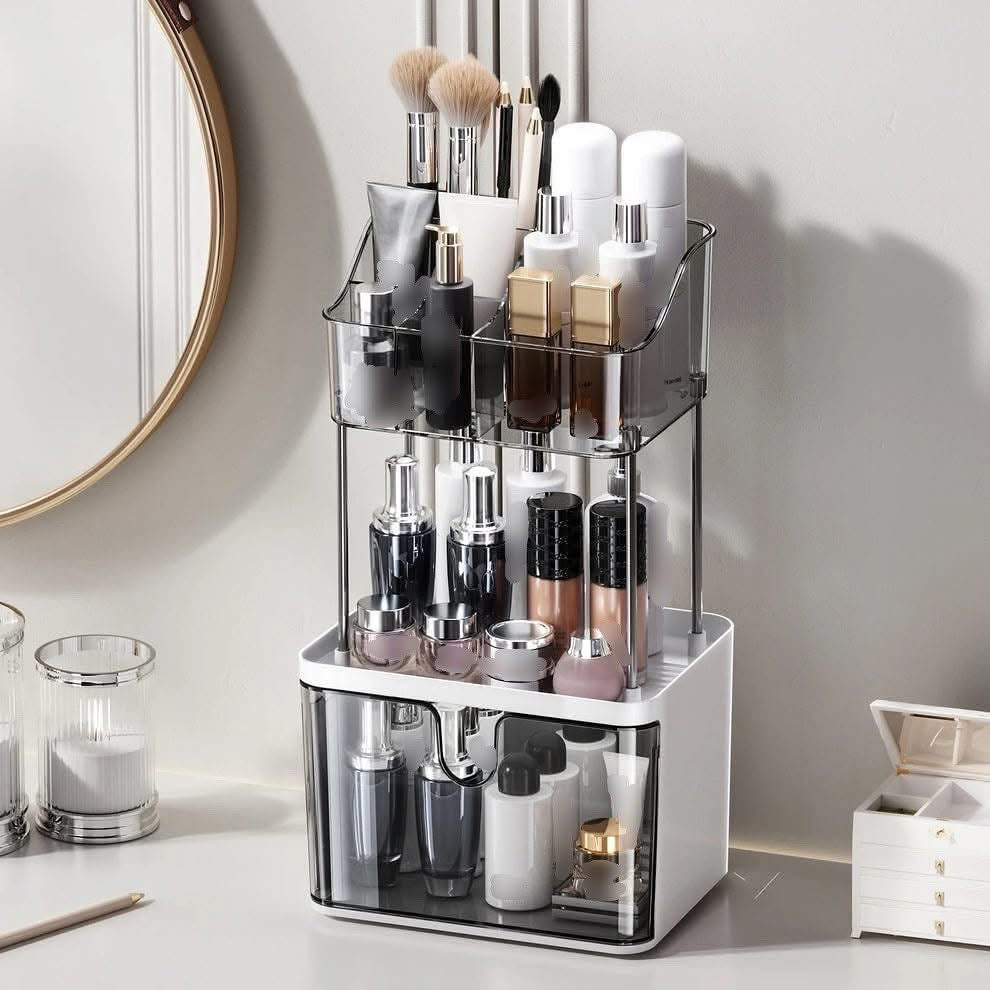 3 Layer Acrylic Makeup Perfume Organizer