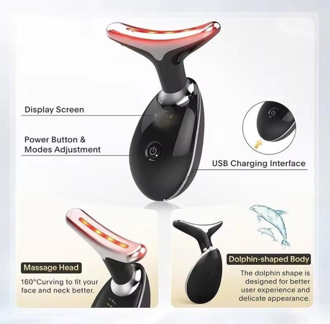 Rechargeable Led Face and Neck Massager