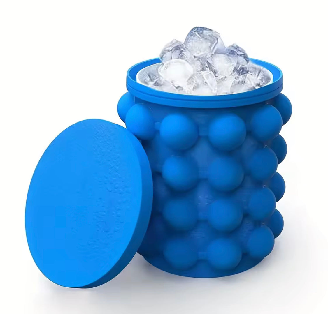 2 in 1 Silicone Ice Cube Bucket Mould