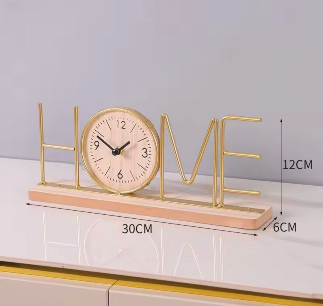 Home Design Metal Table Clock