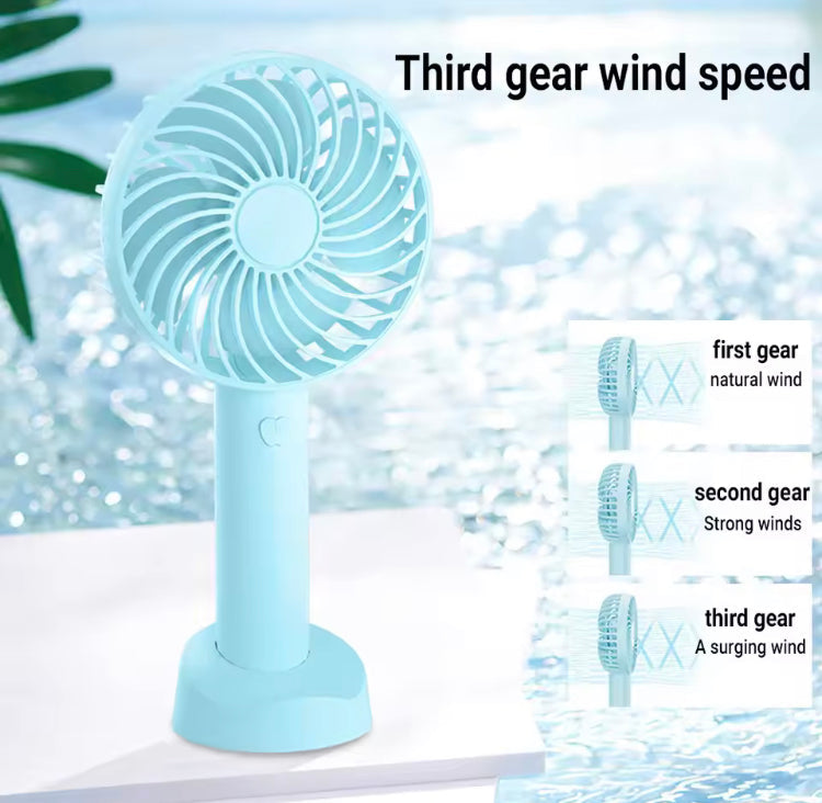 Rechargeable Mini Fan with Stand