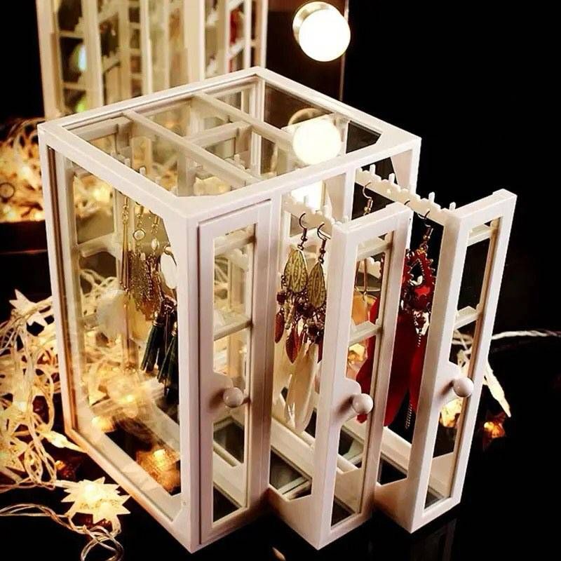 3 Doors Acrylic Jewellery Organizer
