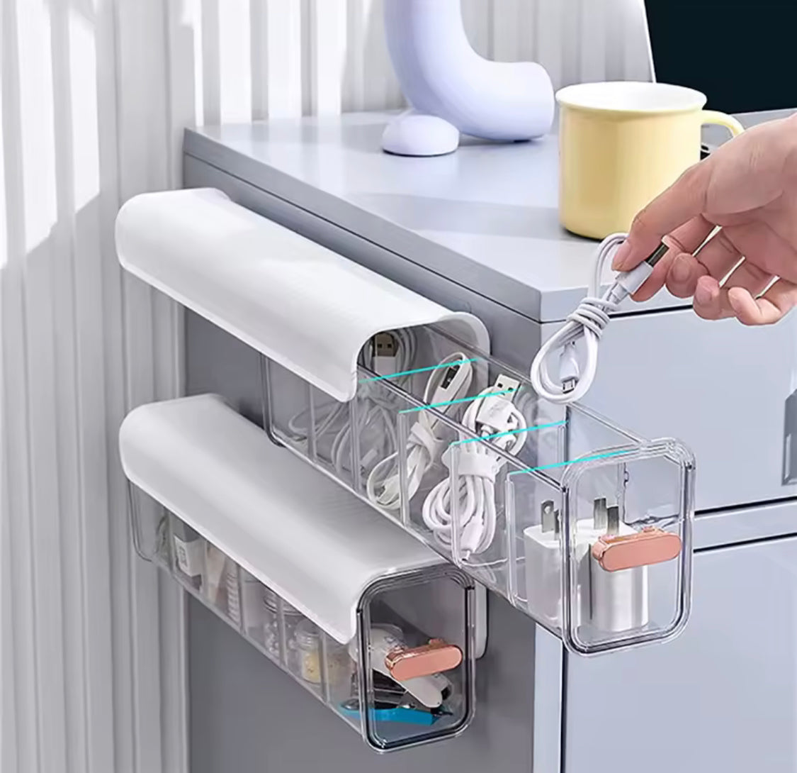 Wall Mounted Storage Comparments Organizer