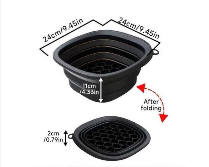 Foldable Silicone Facial Face Ice Bowl